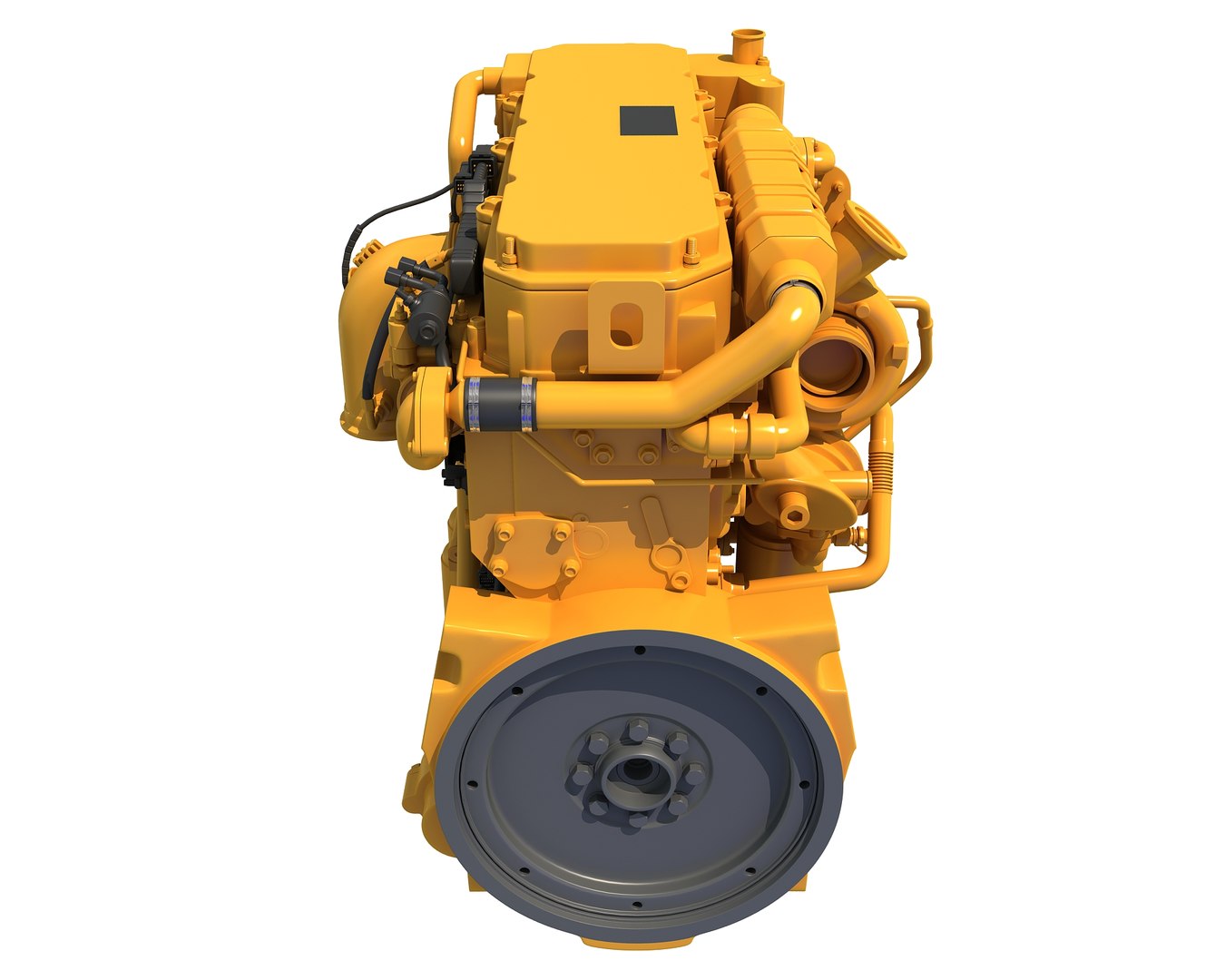 Industrial diesel engine 3D model - TurboSquid 1302509