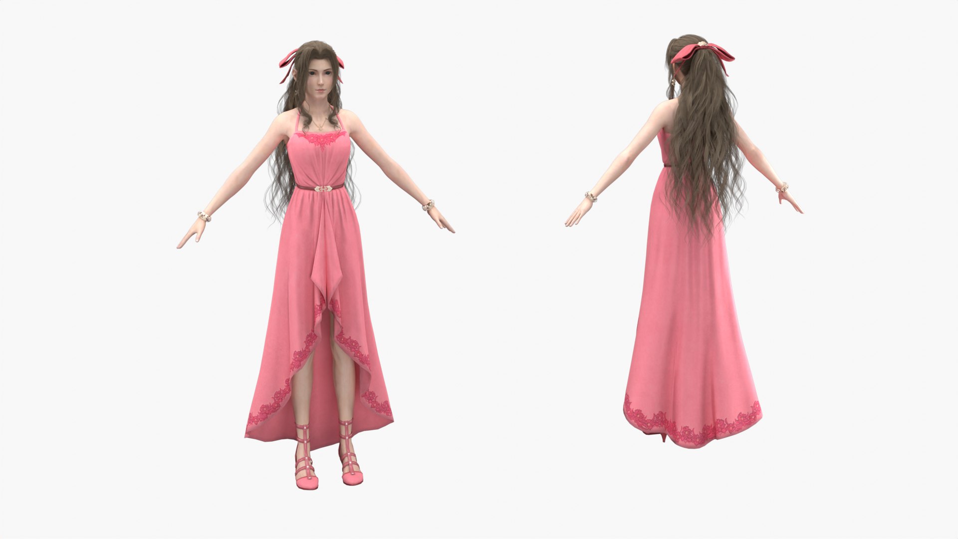 Aerith Gainsborough 3d Model Turbosquid 2059119 6945