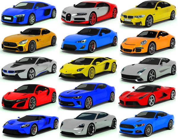 3D model cars vehicles