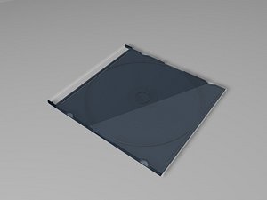 3d model cd dvd case