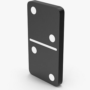 3D Domino 2x2 Black