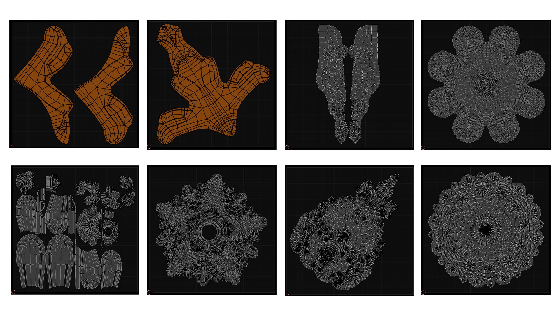 20 Wall Decorative Carving Elements Model - TurboSquid 2166282