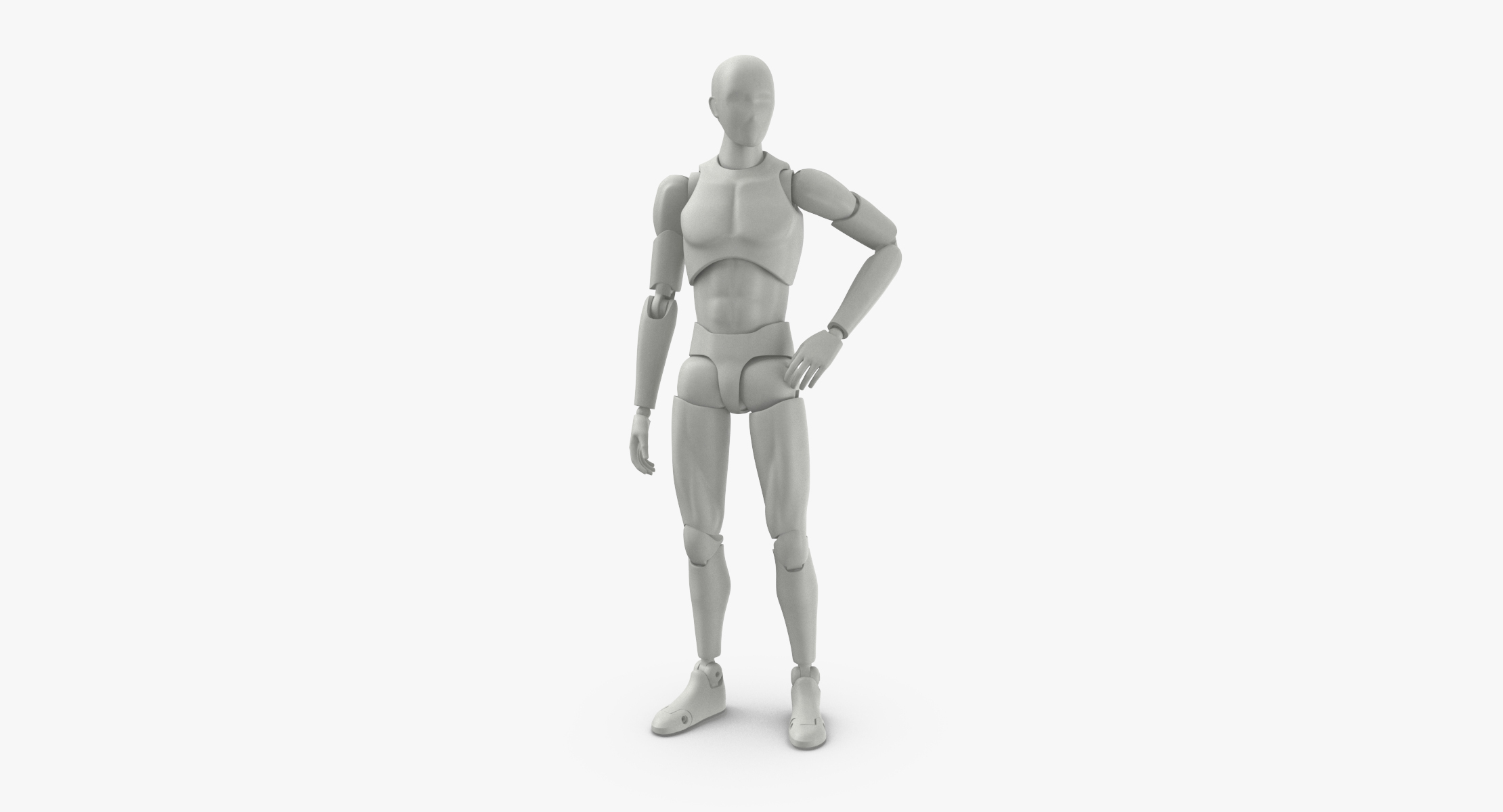 3D male female mannequins rigged model - TurboSquid 1244800