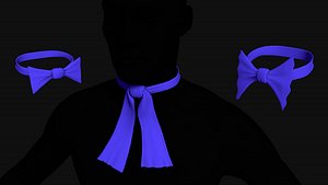 Set of bows 3D model