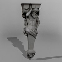 Wall Support Male Paris