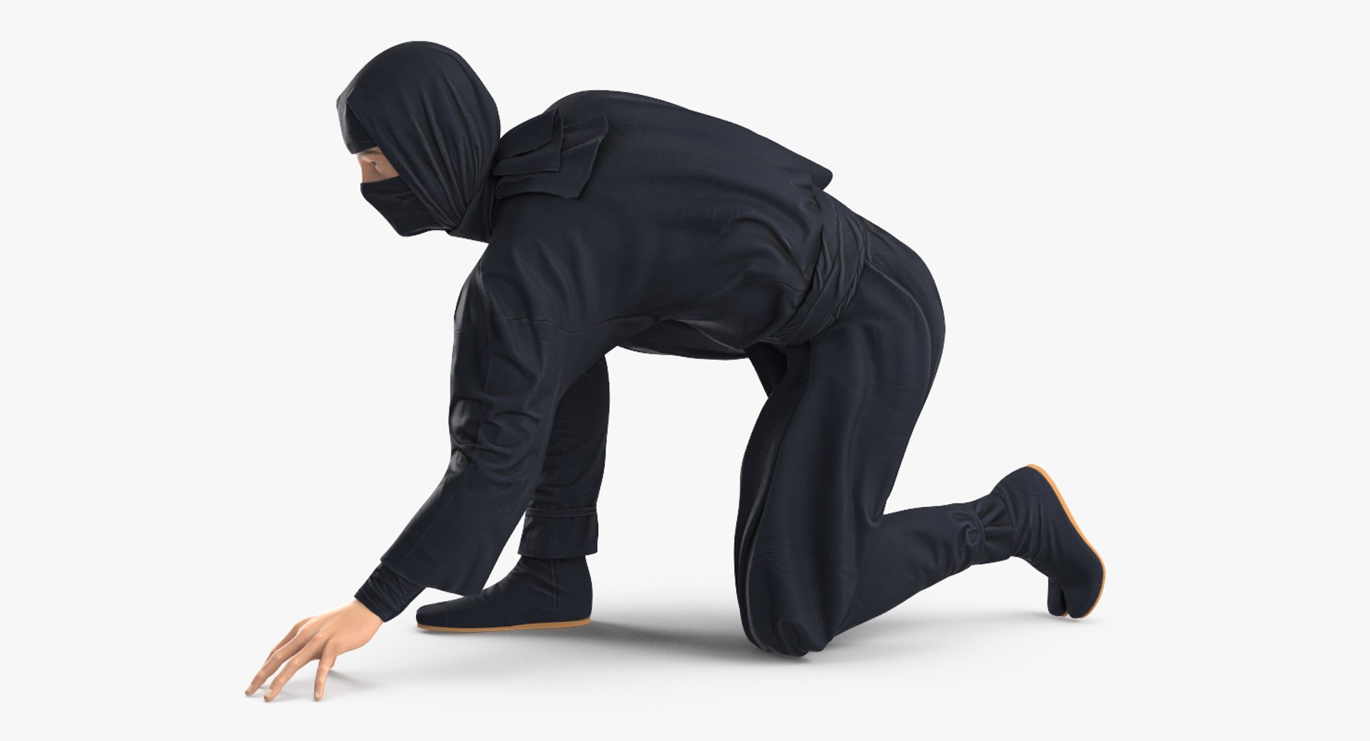 3D Japan Ninja Model TurboSquid 1150604