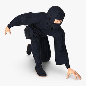 3D japan ninja model
