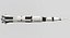 saturn v apollo spacecraft 3d model