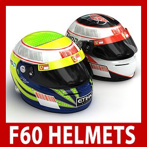 Helmet F1 2009 Felipe Massa and Kimi Raikkonen