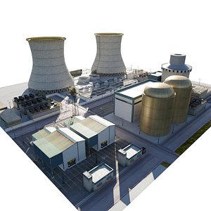 Nuclear Cooling Tower 3D Models for Download | TurboSquid
