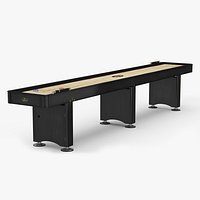 Black Shuffleboard Table
