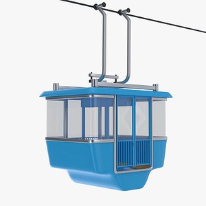 3D Cabin Cableway Car model