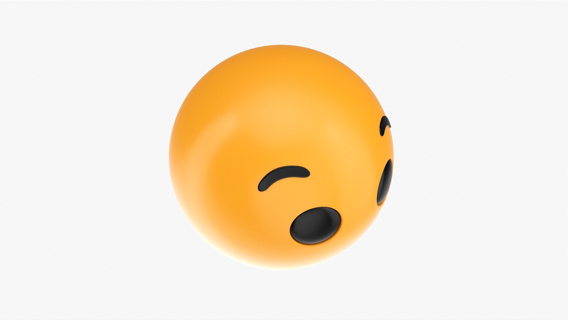 3D Emoji 060 Speechless - TurboSquid 1817962