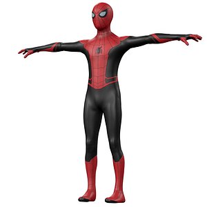 Spiderman - Tom Holland Rigged Model 3D