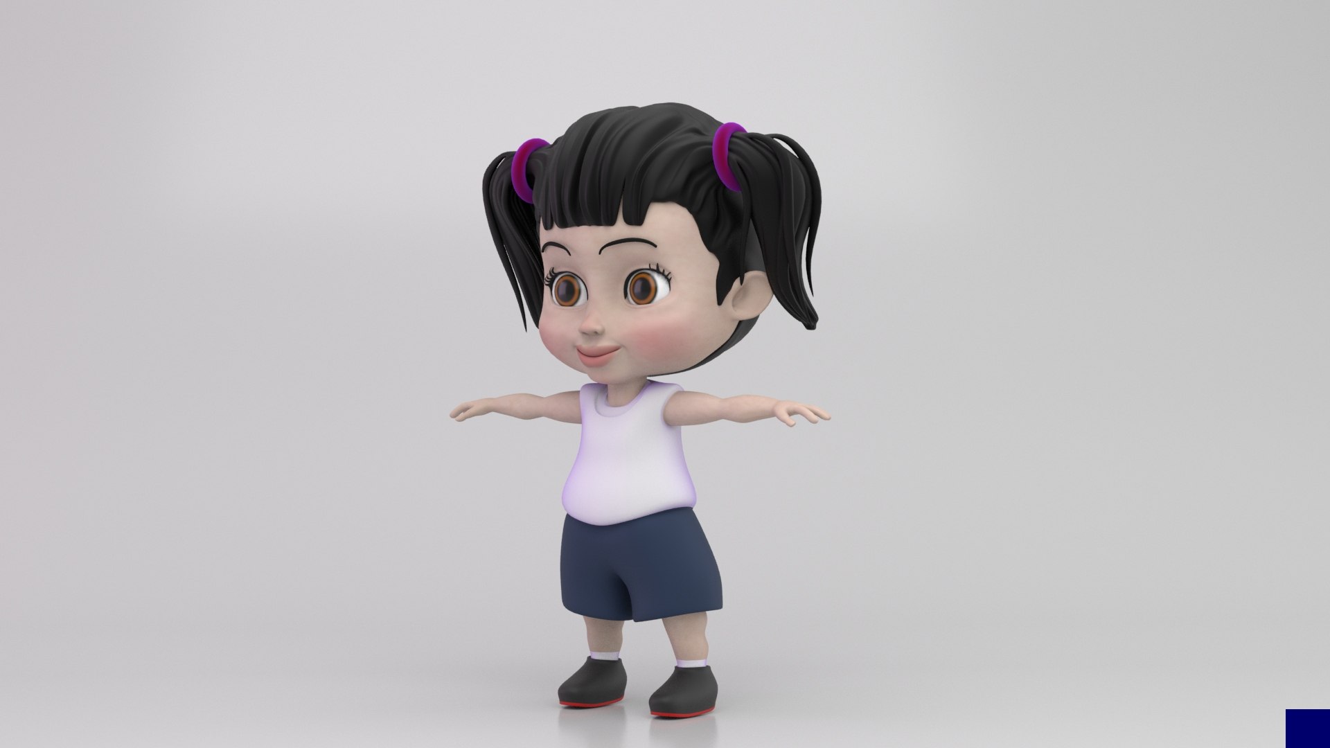 3D model CUTE GIRL - TurboSquid 1928458