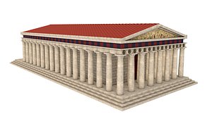 Parthenon Greek Temple 3D model