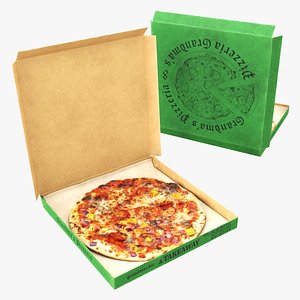 3D Pizza in a box