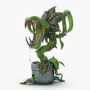 3D carnivorous plant model