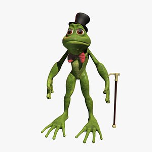 3ds max cartoon frog