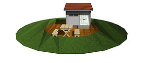 warehouse battleground 3D model