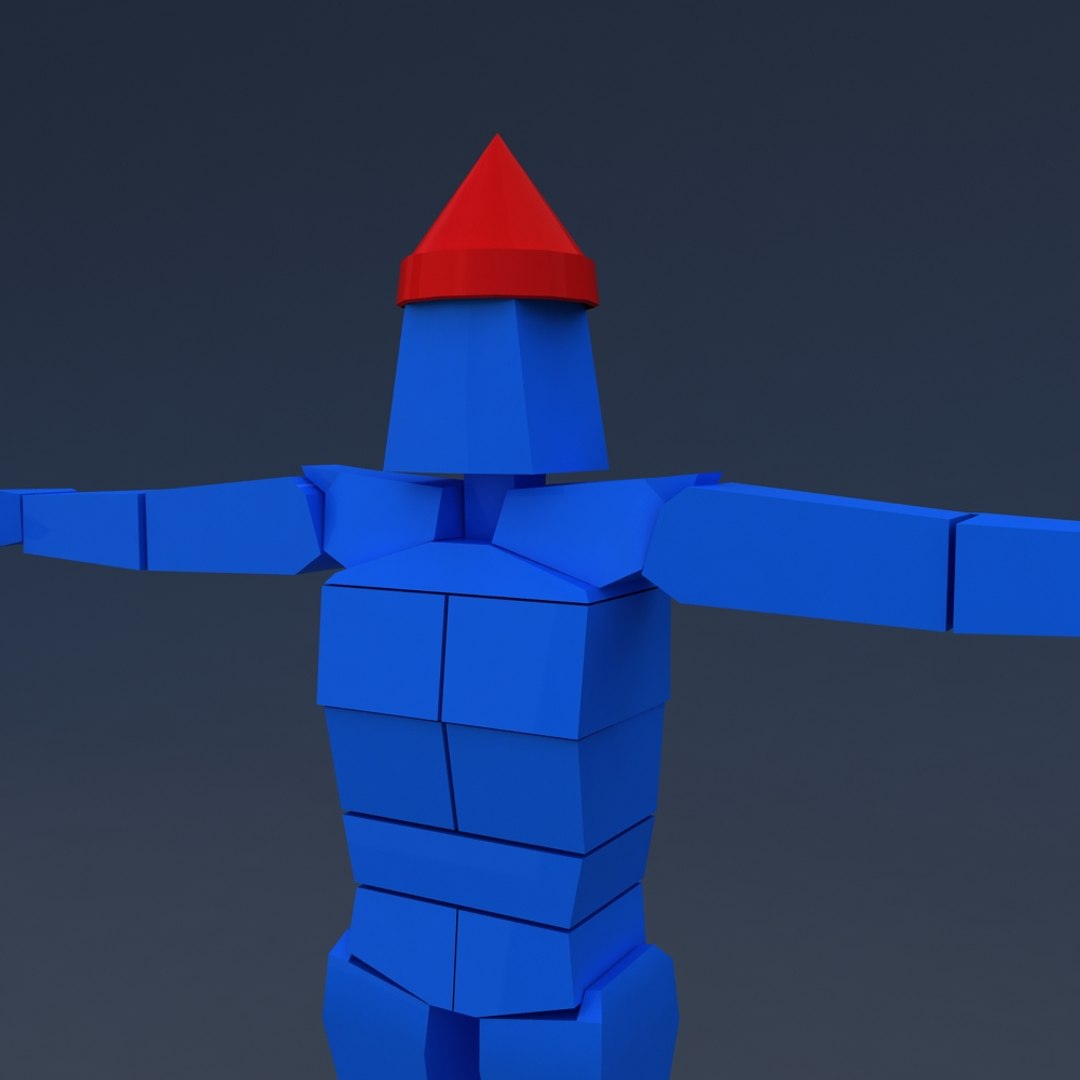 3D Muscular Rag Doll Character Model - TurboSquid 1213853