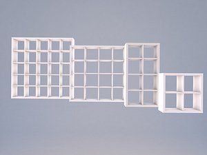 Bookcase KALLAX Ikea Modello 3D in Scaffali 3DExport