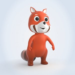 Urso panda dos desenhos animados Modelo 3D - TurboSquid 1485245