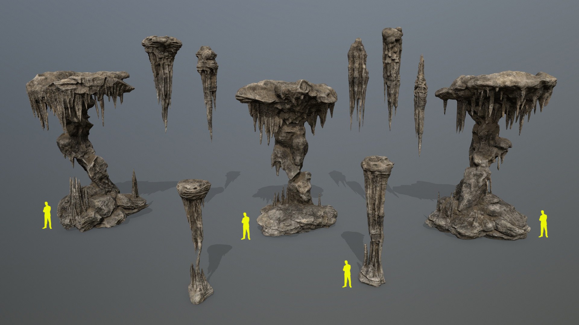 3D Model Cave Rocks - TurboSquid 2371278