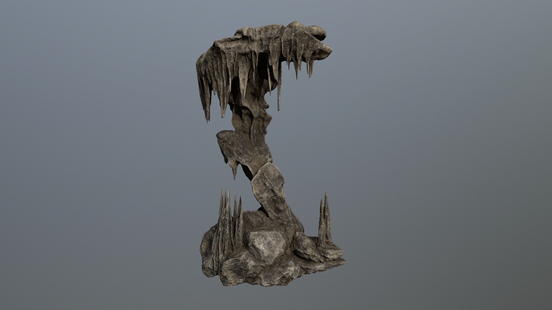 3D Model Cave Rocks - TurboSquid 2371278
