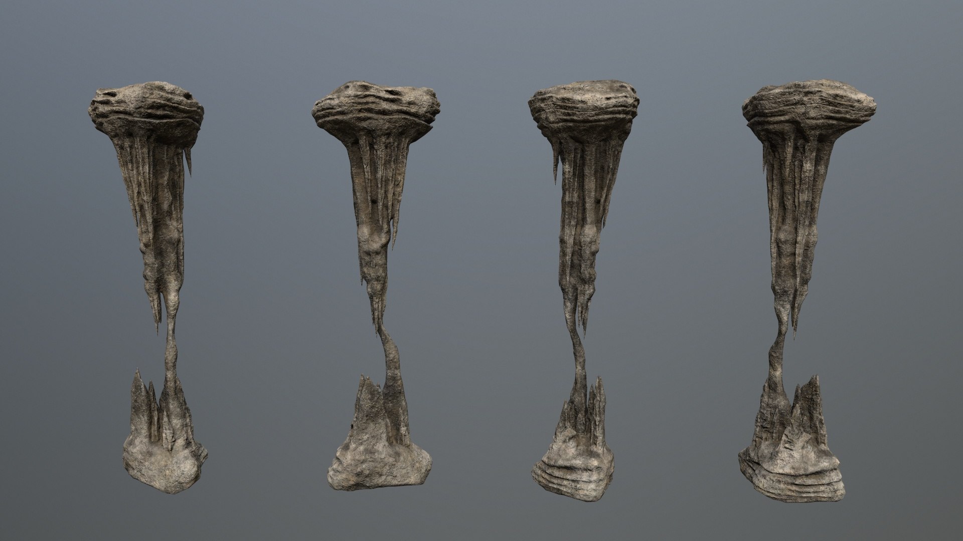3D Model Cave Rocks - TurboSquid 2371278