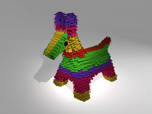 3d pinata traditional mexican