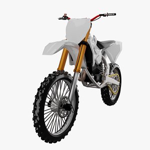 Modell des Motocross-Motorrad-Rahmen-3D 3D-Modell $69 - .3ds .c4d