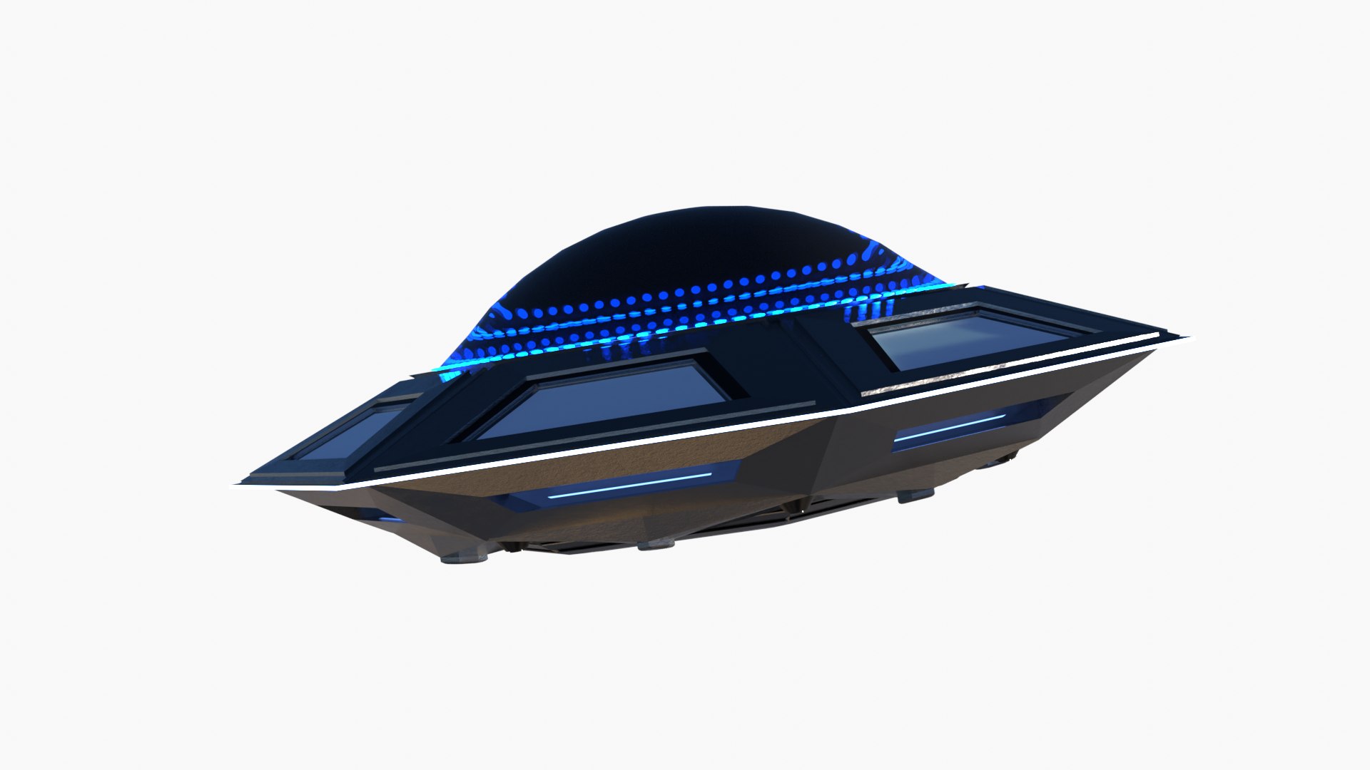 3D UFO Alien Spaceship - TurboSquid 2209553