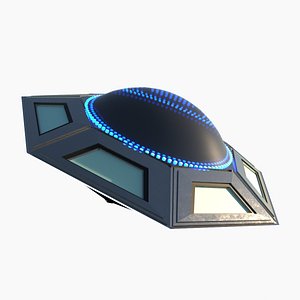 3D UFO Alien Spaceship