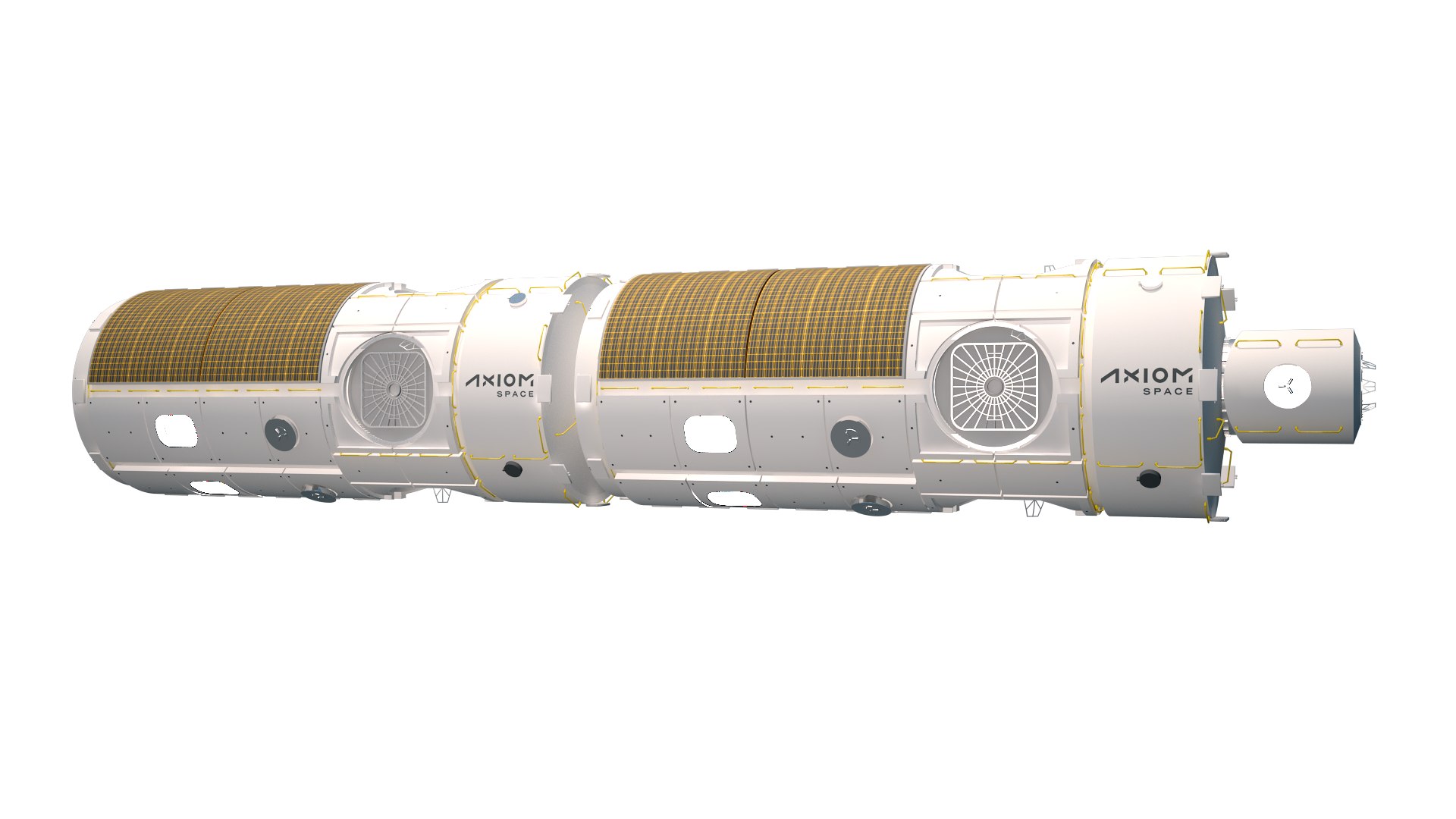 The Axiom Space Station Assembly. 3D model - TurboSquid 1930330