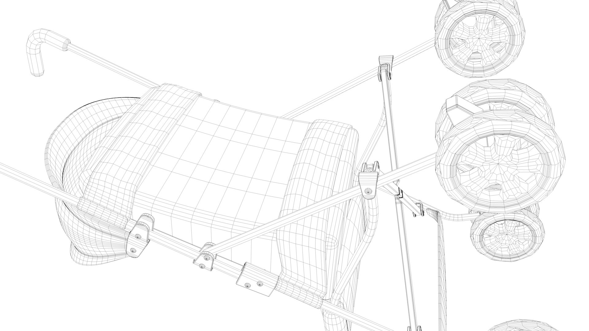Baby Stroller 3D Model - TurboSquid 1978672