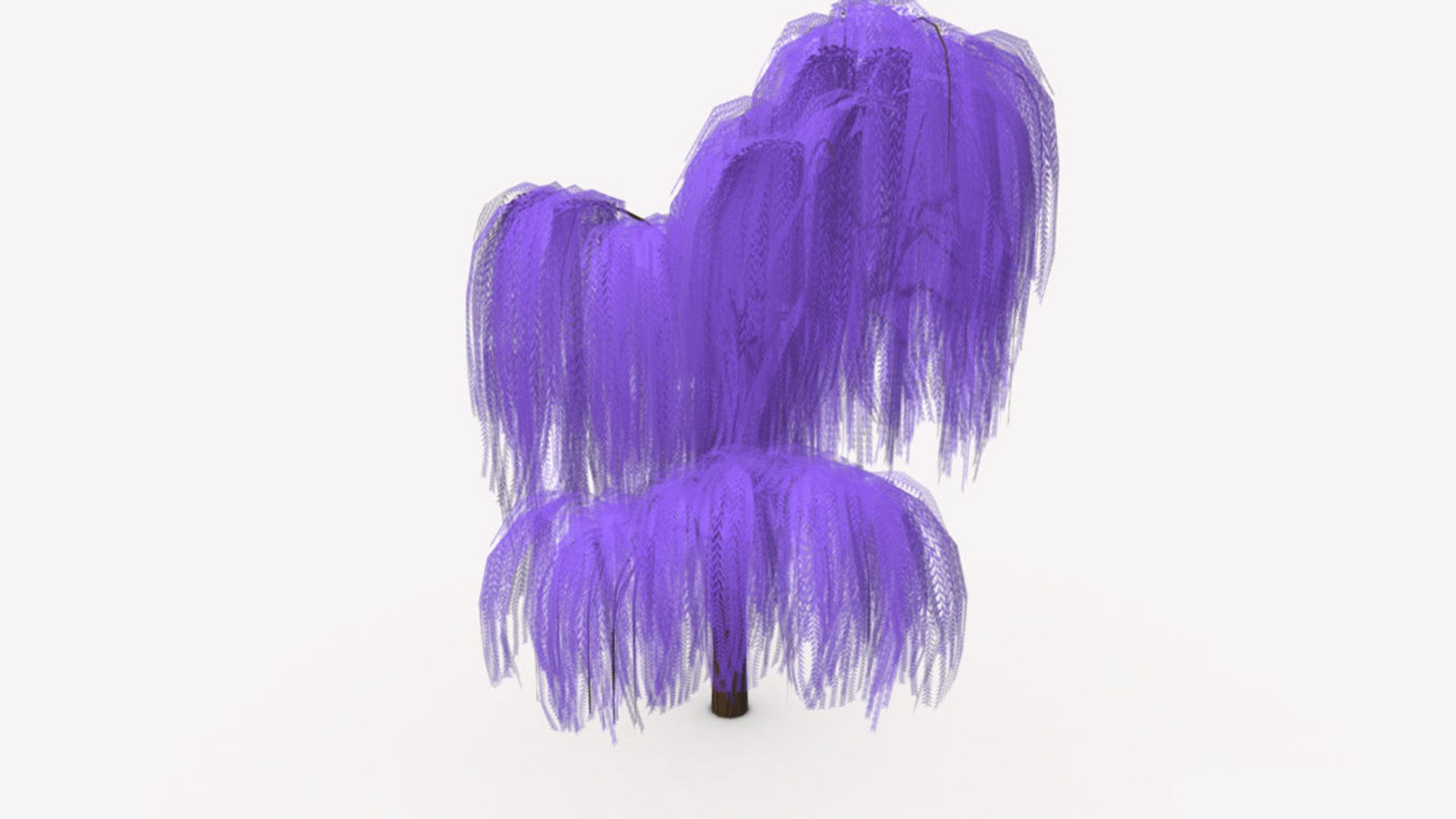 3D Weeping Tree Parpale Color Model - TurboSquid 2244604