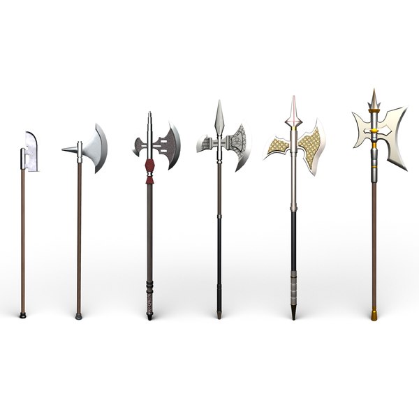 Halberds low-poly 3D 모델 - TurboSquid 2059756