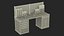 Workshop Table with Modular Storage System 3D model