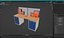 Workshop Table with Modular Storage System 3D model