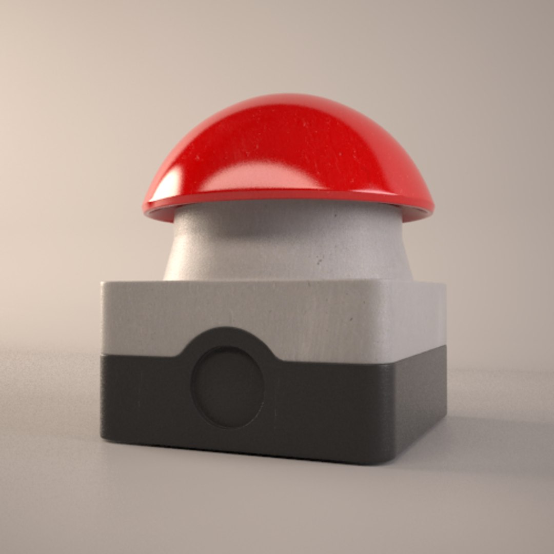3d Model Alarm Button