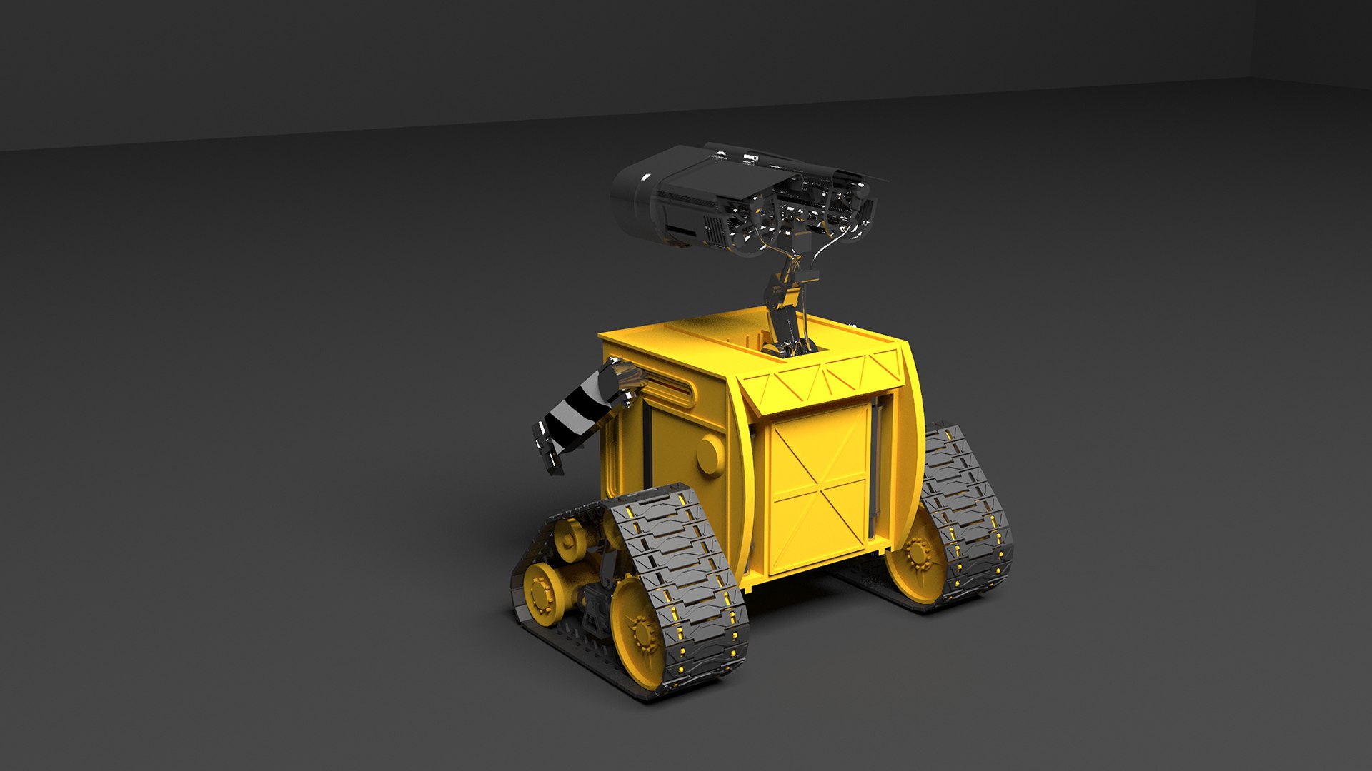 Walle Robot 3D Model - TurboSquid 1816766