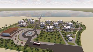 Revit Residential complex (sea)