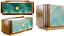 Stolik nocny w stylu art déco Turquoise Glow