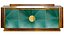 Stolik nocny w stylu art déco Turquoise Glow