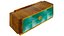 Stolik nocny w stylu art déco Turquoise Glow