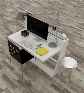 office desk 3D model