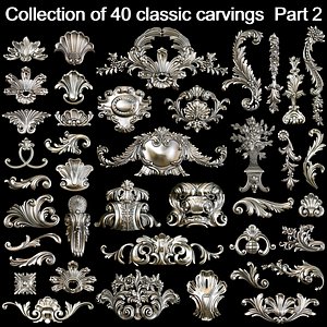 Collection of 40 classic carvings Part 2