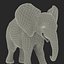 Baby Elephant Pose 2 3D-Modell