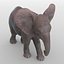 Baby Elephant Pose 2 3D-Modell